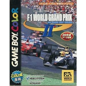 F1ワールドグランプリII for ゲームボーイカラーのソフトパッケージ