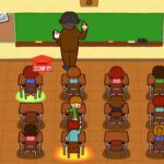 ドキドキ手紙リレーのゲーム画面