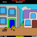 パックランドのゲーム画面
