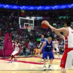 NBAライブ10のゲーム画面