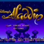 アラジンのゲーム画面