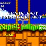 ソニック・ザ・ヘッジホッグ2のゲーム画面