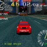 リッジレーサーのゲーム画面