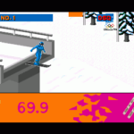 ウィンターオリンピックのゲーム画面