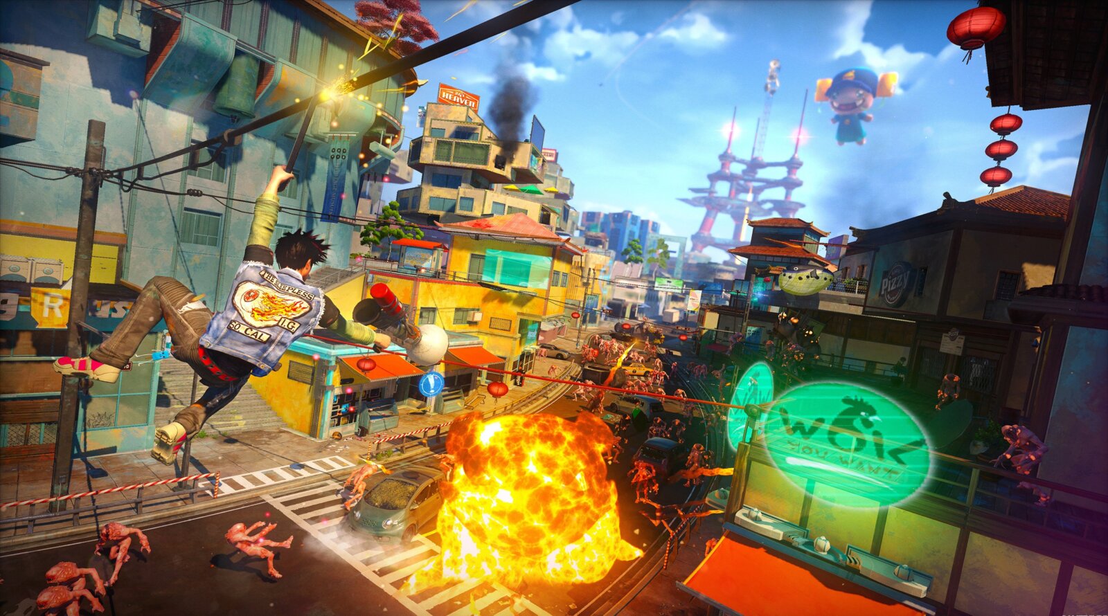 Sunset Overdriveのゲーム画面
