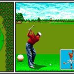 尾崎直道のスーパーマスターズのゲーム画面