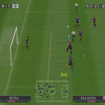 ワールドサッカー実況ウイニングイレブン4のゲーム画面