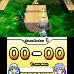 おきらくピンポン3Dのゲーム画面