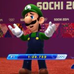 マリオ&ソニック AT ソチオリンピックのゲーム画面