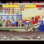 ストリートファイターII'のゲーム画面
