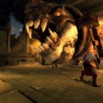 ゴッド・オブ・ウォー 落日の悲愴曲のゲーム画面