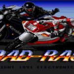 ロードラッシュのゲーム画面