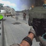 タイムクライシス4のゲーム画面