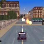 Twisted Metal EXのゲーム画面