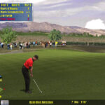 タイガーウッズ PGA TOUR 2001のゲーム画面