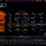 スペースインベーダーXのゲーム画面