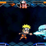 NARUTO -ナルト-SD パワフル疾風伝のゲーム画面