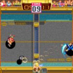 フライングパワーディスクのゲームプレイ画像