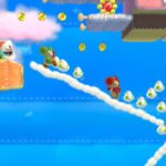 ヨッシー ウールワールドのゲーム画面