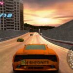 リッジレーサーズのゲーム画面