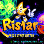 リスター・ザ・シューティングスターのゲーム画面