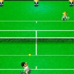 ラブゲームス わいわいテニスのゲーム画面