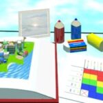 ロジックパズルレインボータウンのゲーム画面