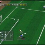オリンピックサッカーのゲーム画面