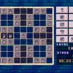 SuperLite1500シリーズ 数独のゲーム画面