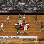 NBA LIVE97のゲーム画面