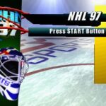NHL97のゲーム画面