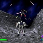 スーパーロボットシューティングのゲーム画面