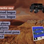 激突!四駆バトルのゲーム画面