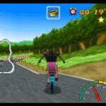 ことぶきグランプリ〜めざせ原チャリキング〜のゲーム画面