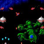 ギャラガ'88のゲーム画面
