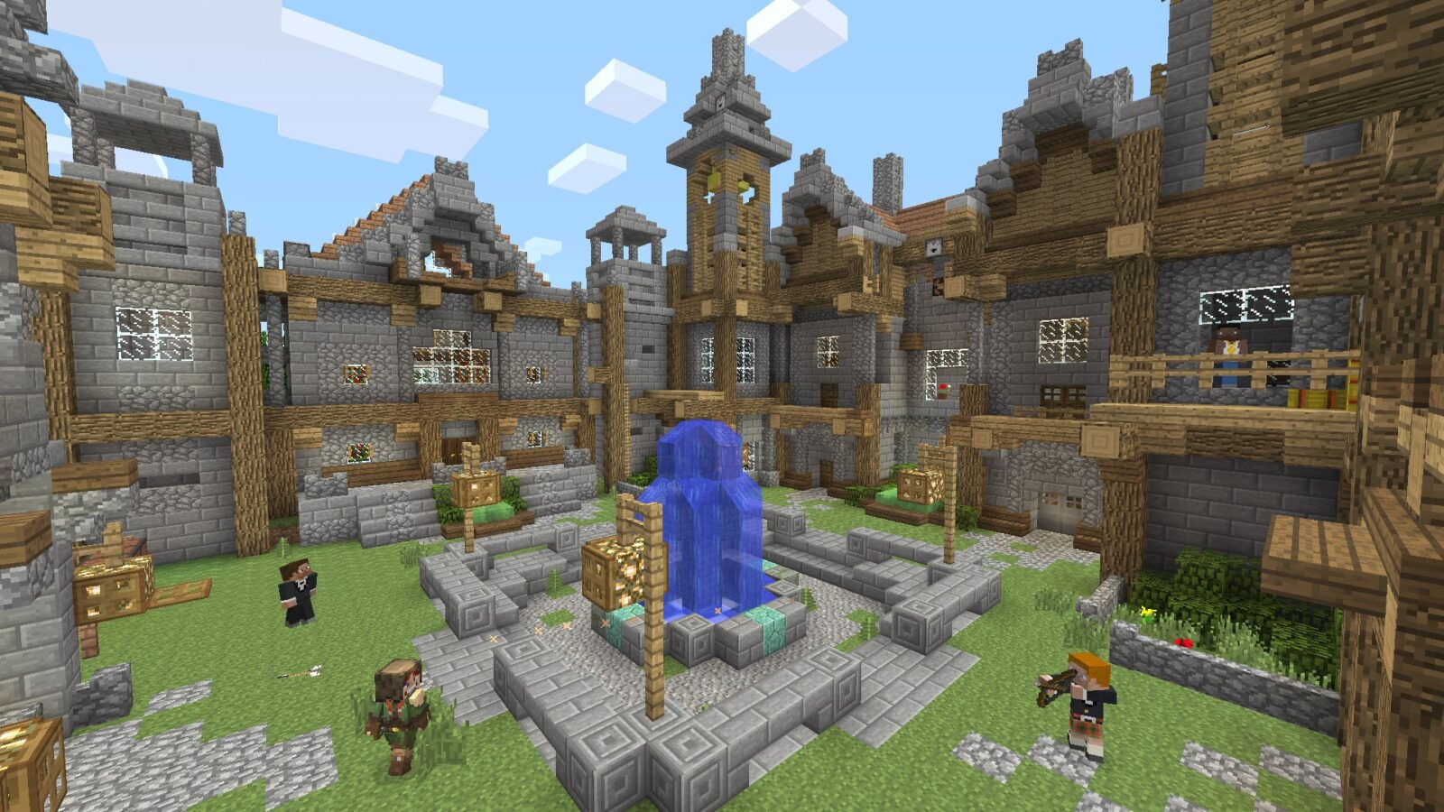 Minecraft: Xbox One Editionのゲーム画面