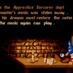 ファンタジア ミッキーマウス・マジックのゲーム画面