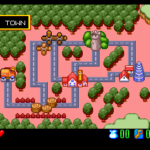 青いブリンクのゲーム画面