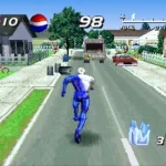 ペプシマンのゲーム画面