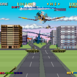 サンダーブレードのゲーム画面