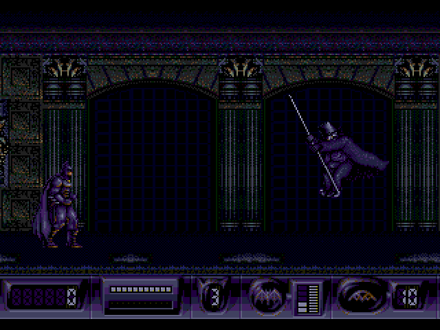 バットマン・リターンズのゲーム画面
