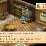 牧場物語 ハーベストムーンのゲーム画面