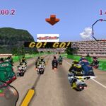 JetMotoのゲーム画面