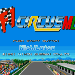 F1サーカスMDのゲーム画面