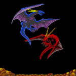 ドラゴンセイバーのゲーム画面