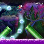 New スーパーマリオブラザーズ Uのゲーム画面