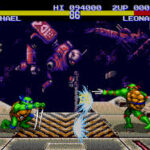 ティーンエージ ミュータント ニンジャ タートルズ トーナメント ファイターズのゲーム画面