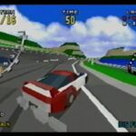 バーチャレーシング デラックスのゲーム画面
