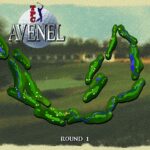 PGA TOUR'96のゲーム画面