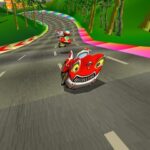 モータートゥーン・グランプリ2のゲーム画面